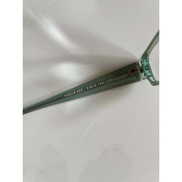 JEAN LAFONT Vintage Nadja Glasses wCrystals Frames Only 50's 60s CAT EYE RETRO - Picture 6 of 8